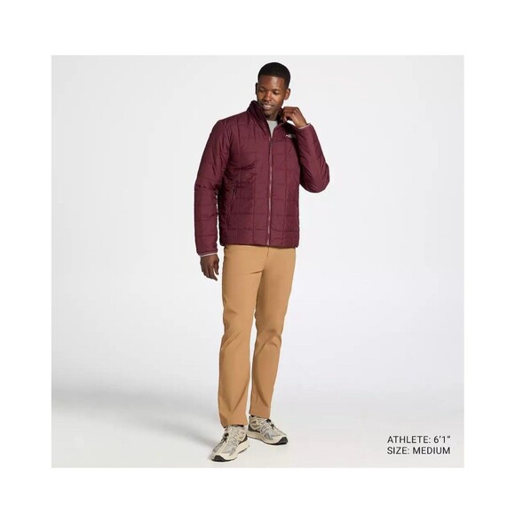 THE NORTH FACE Men's Junction Insulated Jacket Small Maroon NEW Outdoors Nature - Picture 9 of 9
